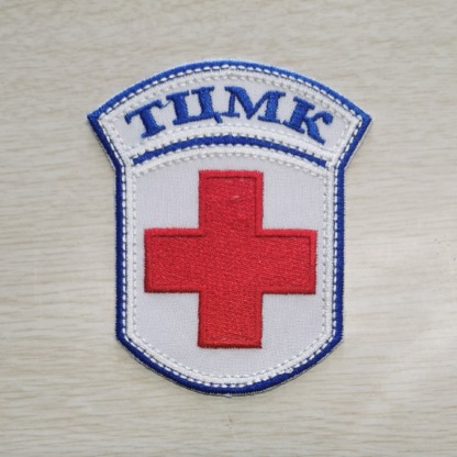 Шеврон ТЦМК(красный крест)  Для врачей скорой помощи Купить на сайте Форма Защиты